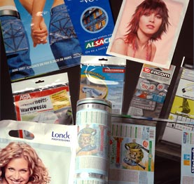 Produktpalette flexible Folienverpackungen im hochwertigen Rasterflexodruck bis zu 60 L/cm
