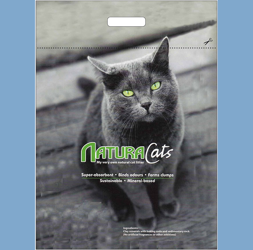 Tragepackungen aus Kaschierfolie Bereich Tierhygiene
